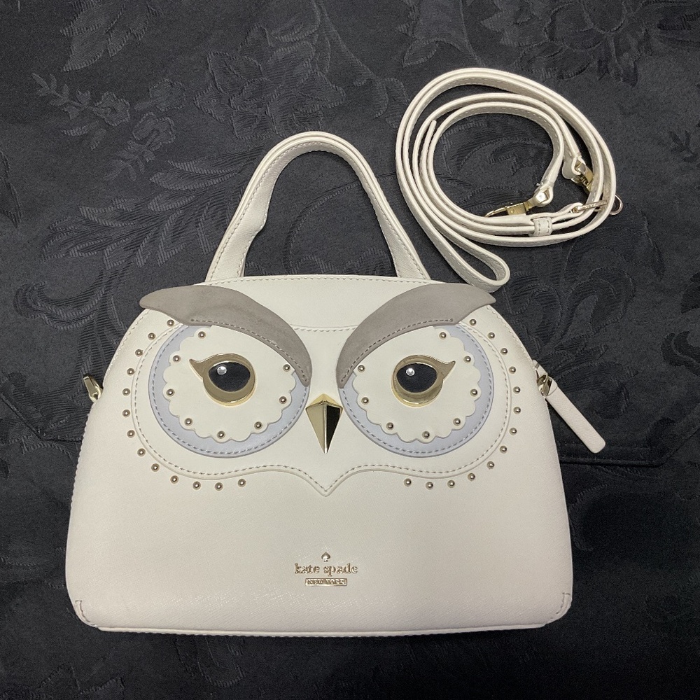 Kate Spade Star Bright Owl Lottie Bag  (USED )